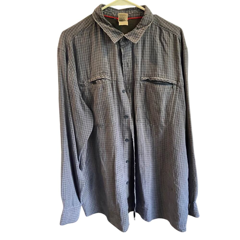 North face mens XL blue long sleeve activewear